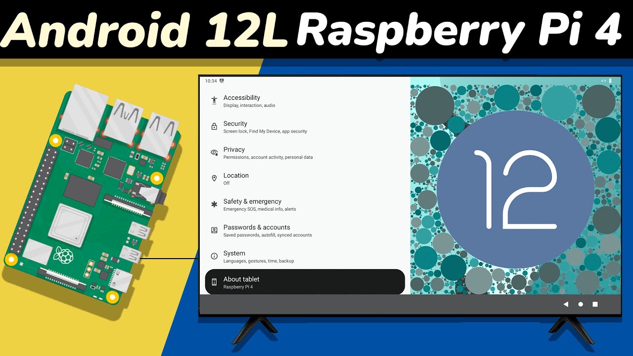 Android 12L On Raspberry Pi 4 is AMAZING || How to Install Android 12 On Raspberry Pi 4 / 400