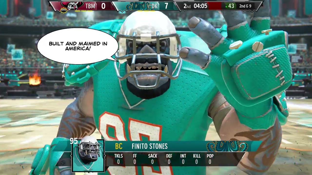 Mutant Football League 2; Derby Day; Goreida; Mutantneers vs. Krakens