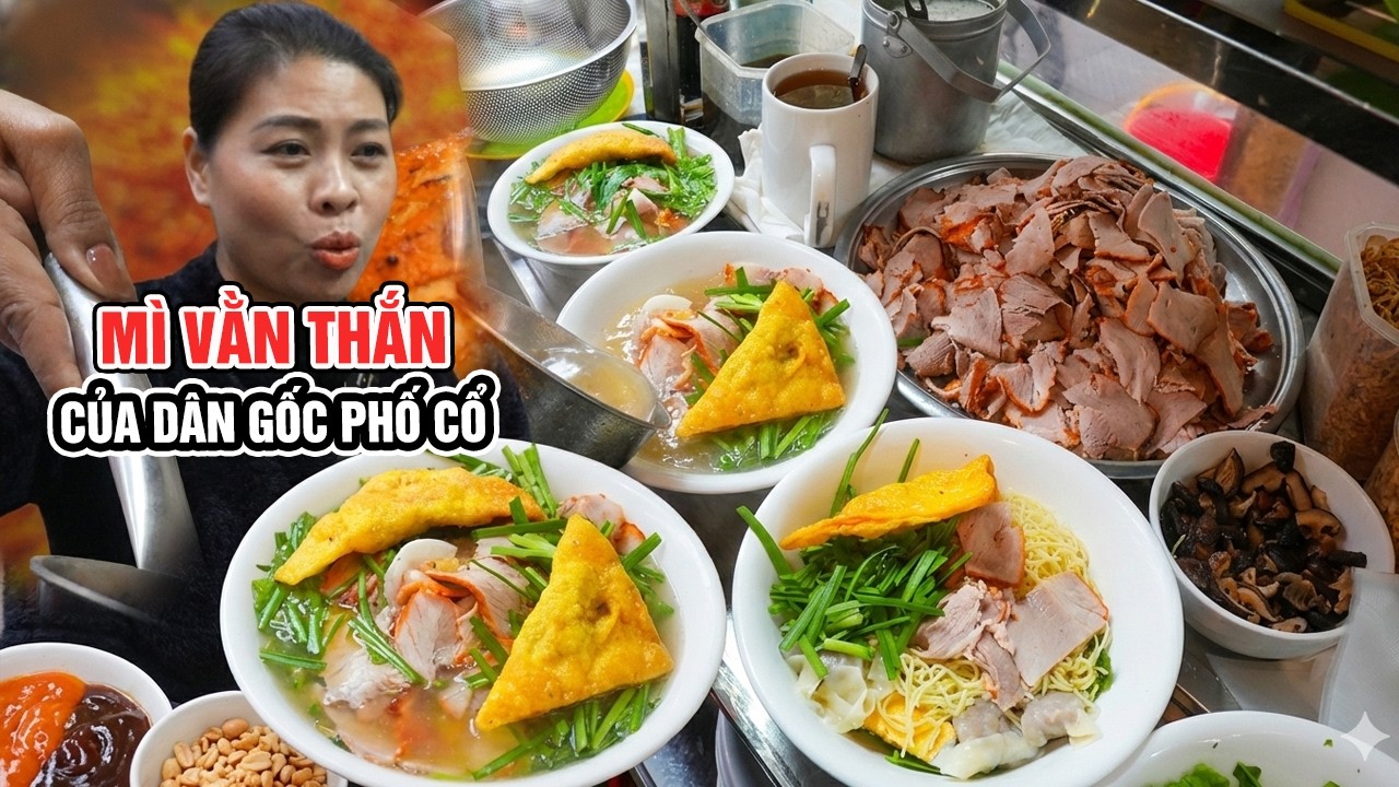 Ít người biết! Tiệm MÌ VẰN THẮN của CÔ GIÁO trong biệt thự cổ trăm tuổi