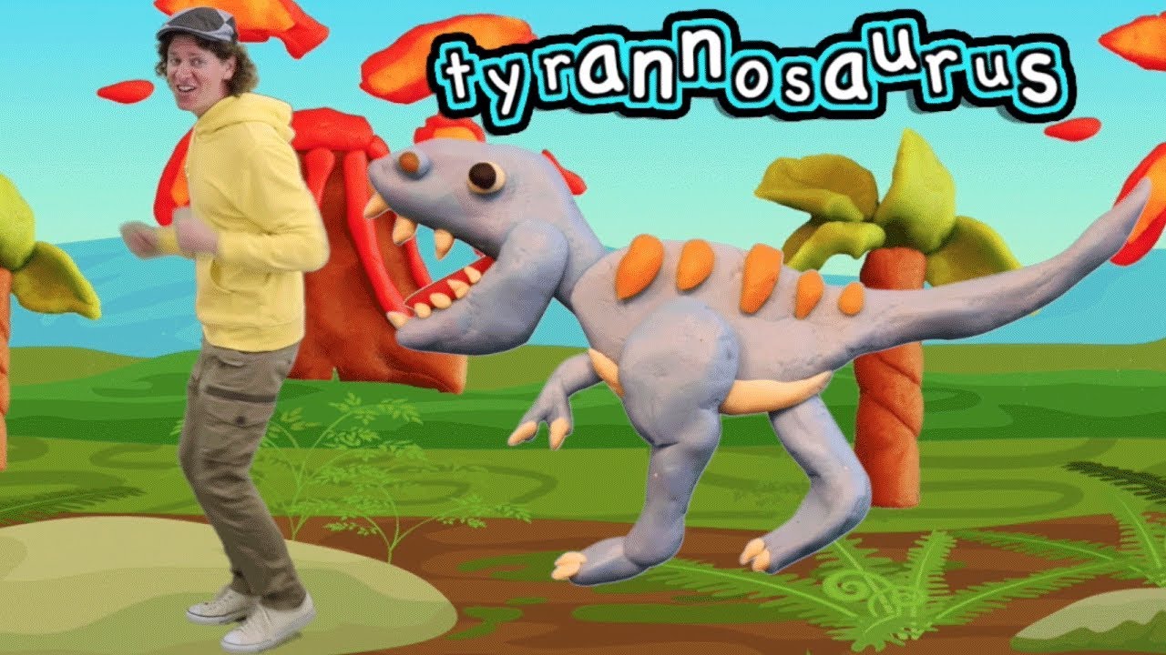 Dinosaur Stomp Song with Matt | Action and Movement Song | Dream English Kids Songs