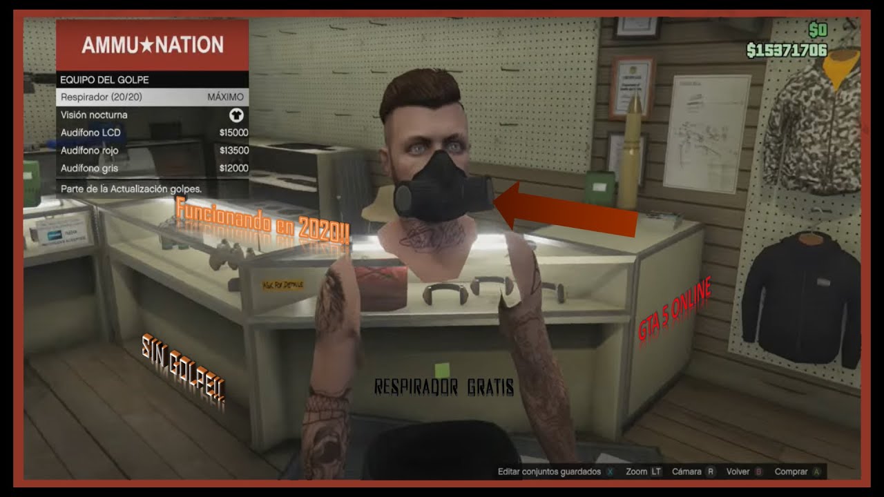 GTA Online - Como conseguir el respirador *Sin hacer el Golpe* PS3/PS4/XBOX ONE/XBOX 360/PC
