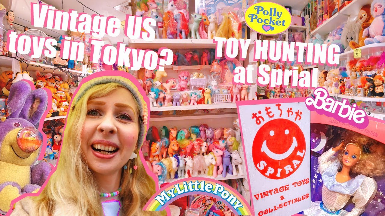 Vintage TOY HUNTING at 😊SPIRAL😊Tokyo Japan ~ 80s 90s girls toys extreme 💗 G1 MLP, Barbie, plush