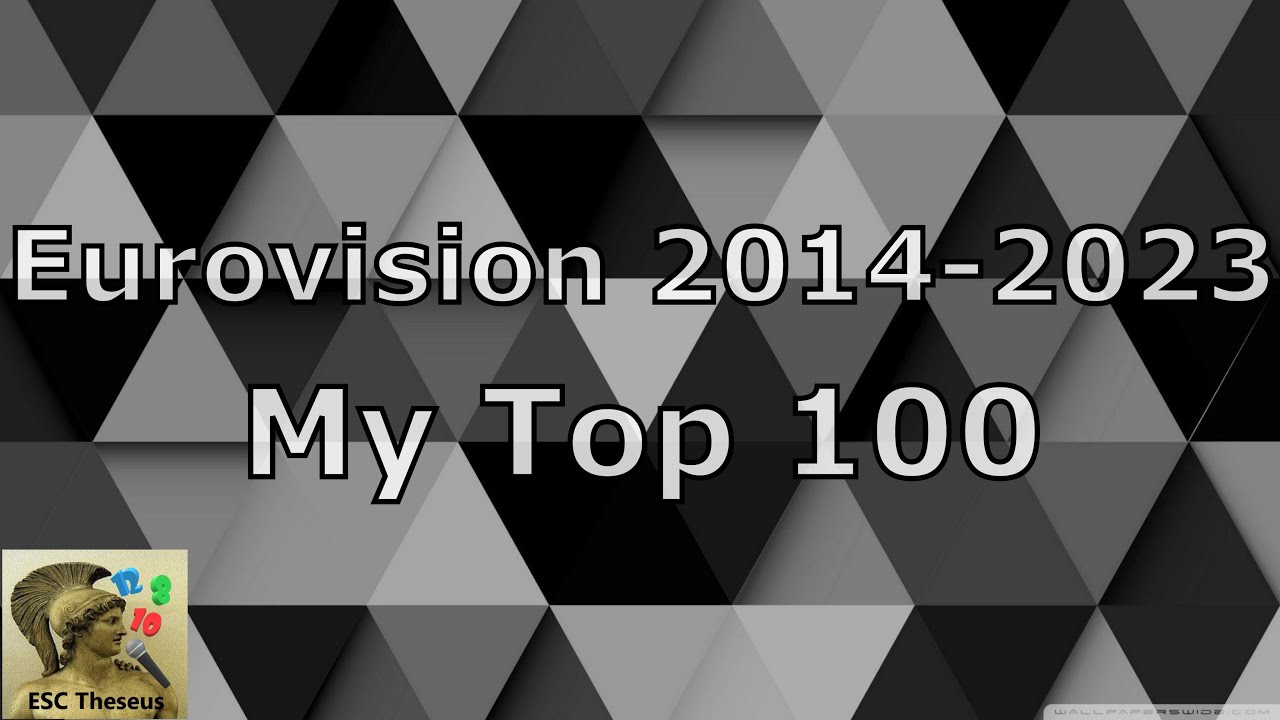 Eurovision 2014-2023 - My Top 100 from 10 years