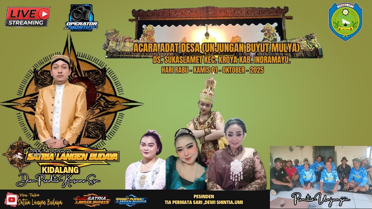 🎦LIVE RINGGIT PURWA SATRIA LANGEN BUDAYA | UNJUNGAN BUYUT MULYA | DS. SUKASLAMET - INDRAMAYUTHN2025
