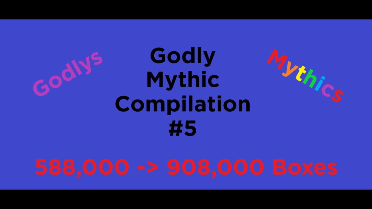 📦Unboxing Simulator Godly/Mythic Compilation #5!📦