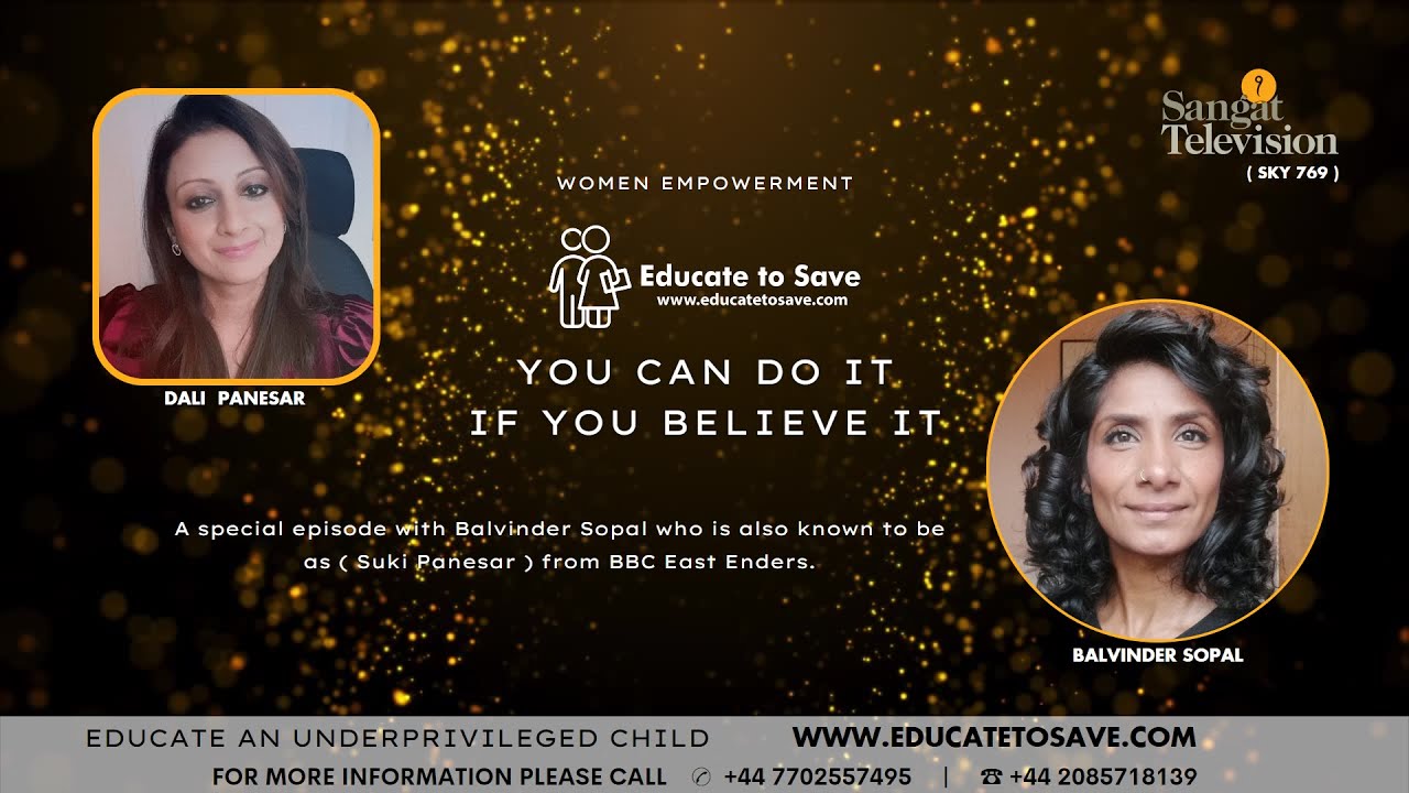 Educate To Save - Reboot Punjab Women Empowerment With Balvinder Sopal - 22 Nov 2022