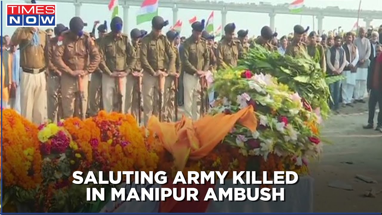 Chhattisgarh: Nation salutes Commander Viplav Tripathi, killed in Manipur ambush