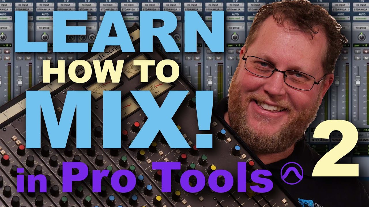 Mixing in Pro Tools for Beginners - Leveling and Panning (2 of 7)