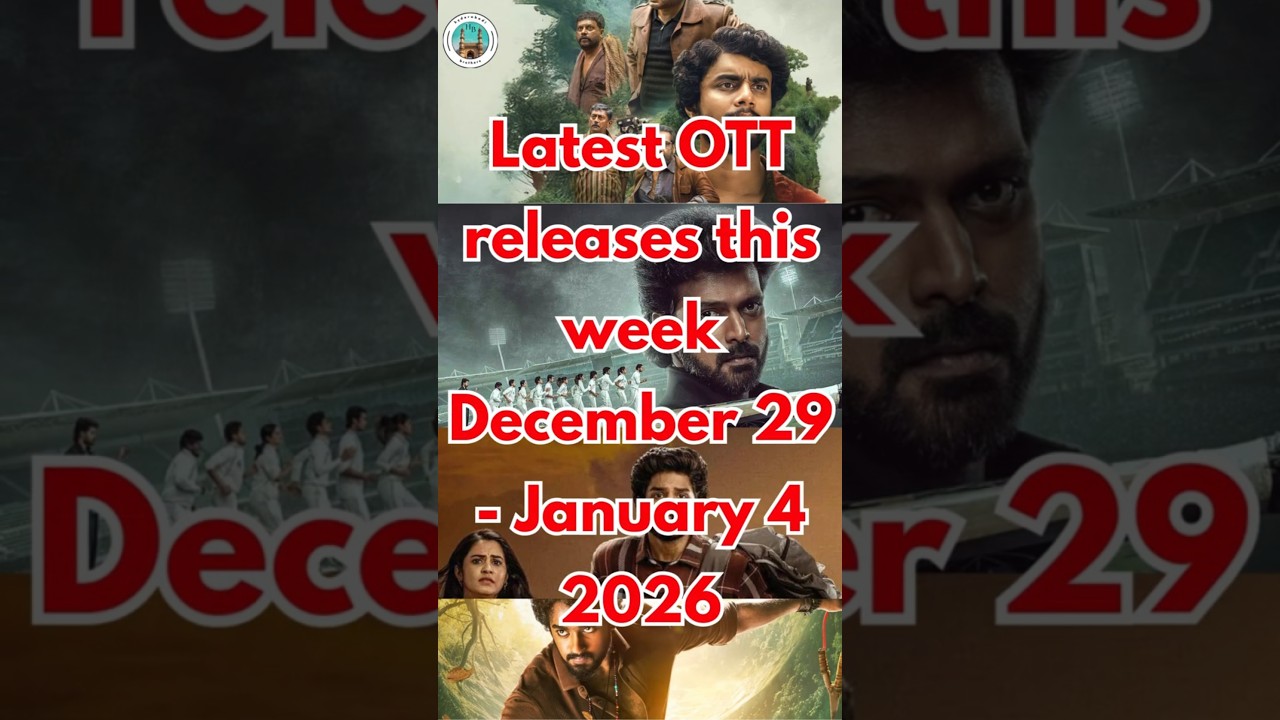 Latest OTT releases this week Dec 29 2025  - Jan 4 2026