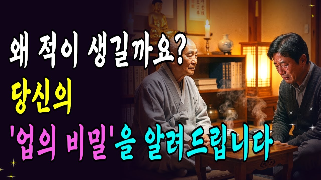 주변에 적이 많은 사람의 전생 업 ㅣ 불교철학 ㅣ 부처님말씀 ㅣ 붓다명언