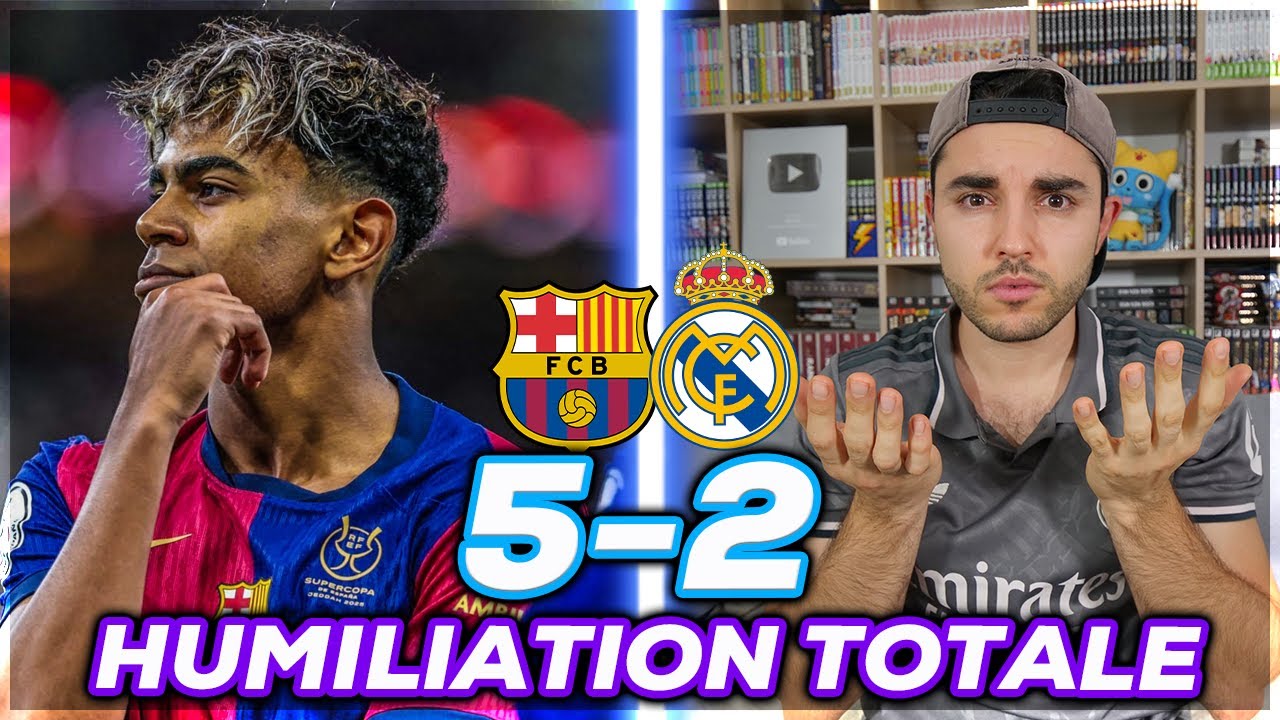 HUMILIATION TOTALE ET MANITA ! R&eacute;sum&eacute; FC Barcelone 5-2 Real Madrid