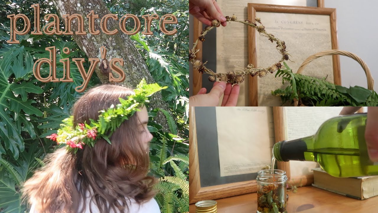 PLANTCORE DIY'S | cottagecore/goblincore/plantcore aesthetic diy's