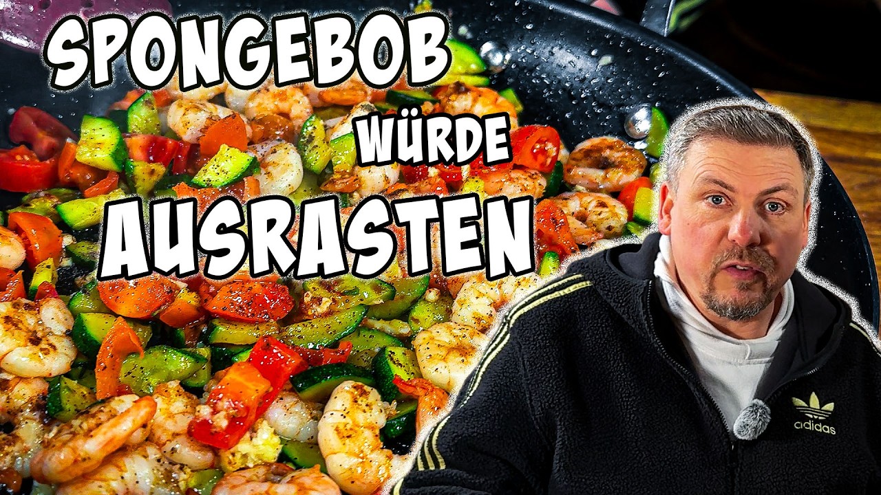 Sogar SpongeBob wär neidisch: Korallen-Knaller-Schirmps in 10 Minuten!