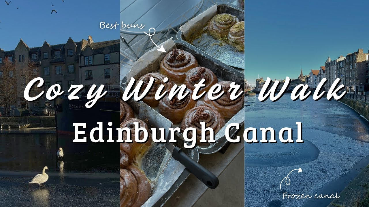 Edinburgh Winter Walk | Relaxing Street Ambience