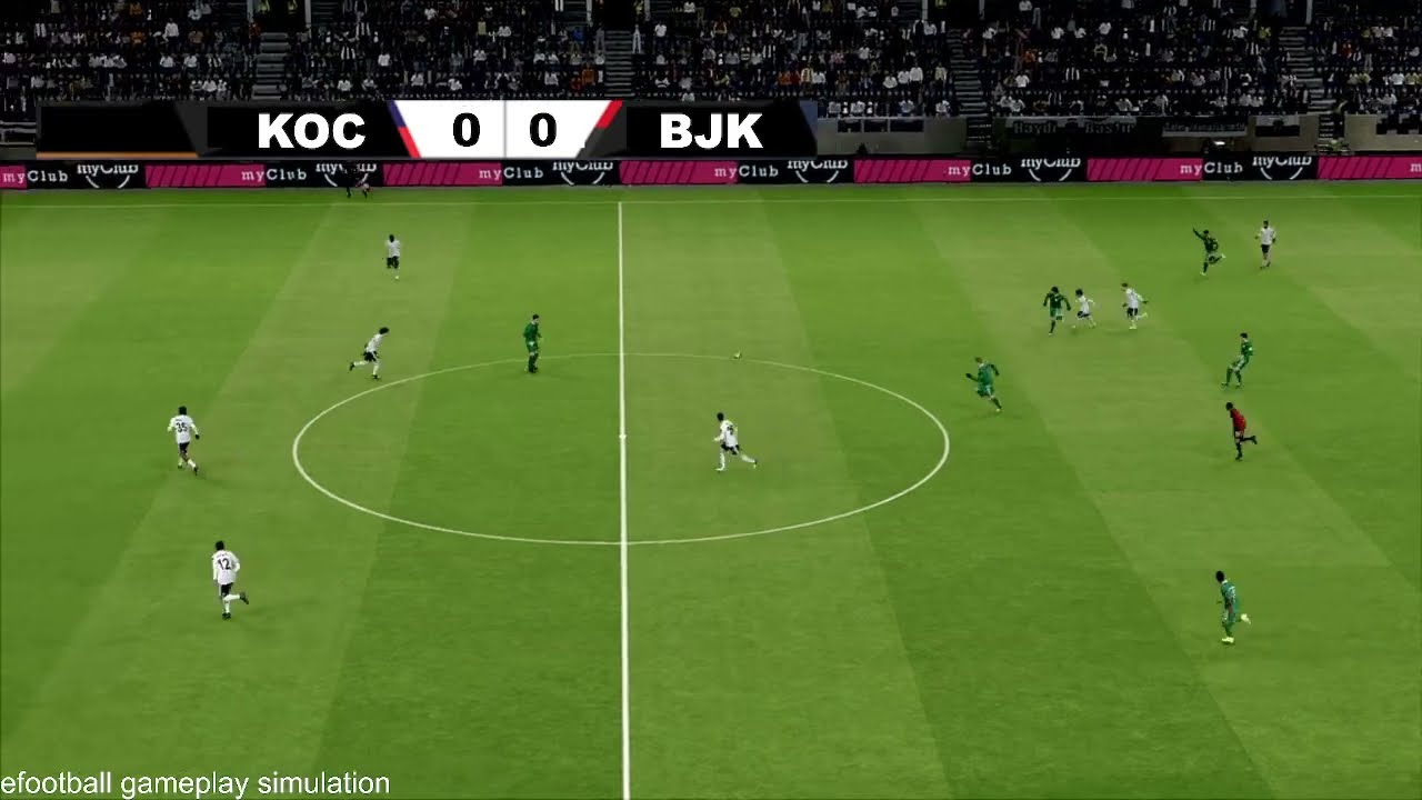 Kocaelispor - Beşiktaş MAÇI ÖZETİ | eFootball Oynanış Türkçe