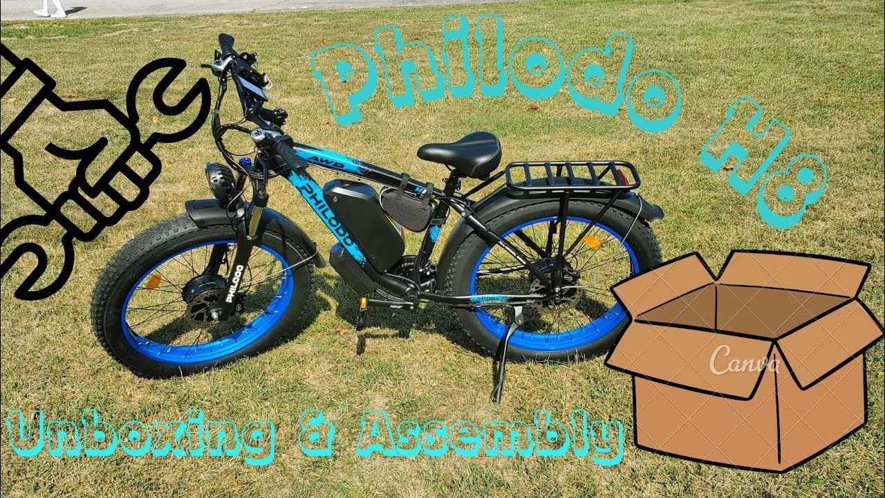 PHILODO H8 AWD 2000W Ebike Unboxing and Assembly