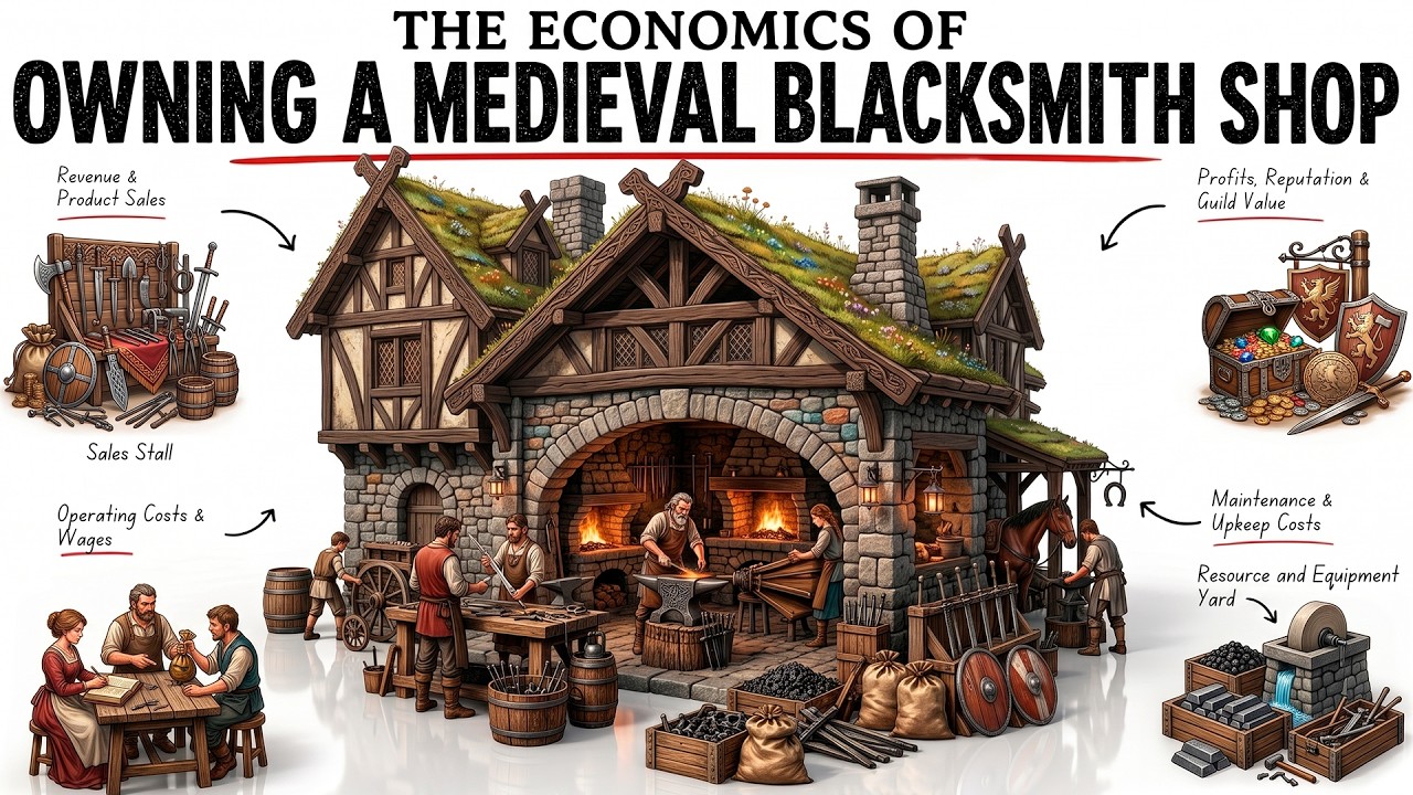 The Economics of Owning a Medieval Blacksmith Shop