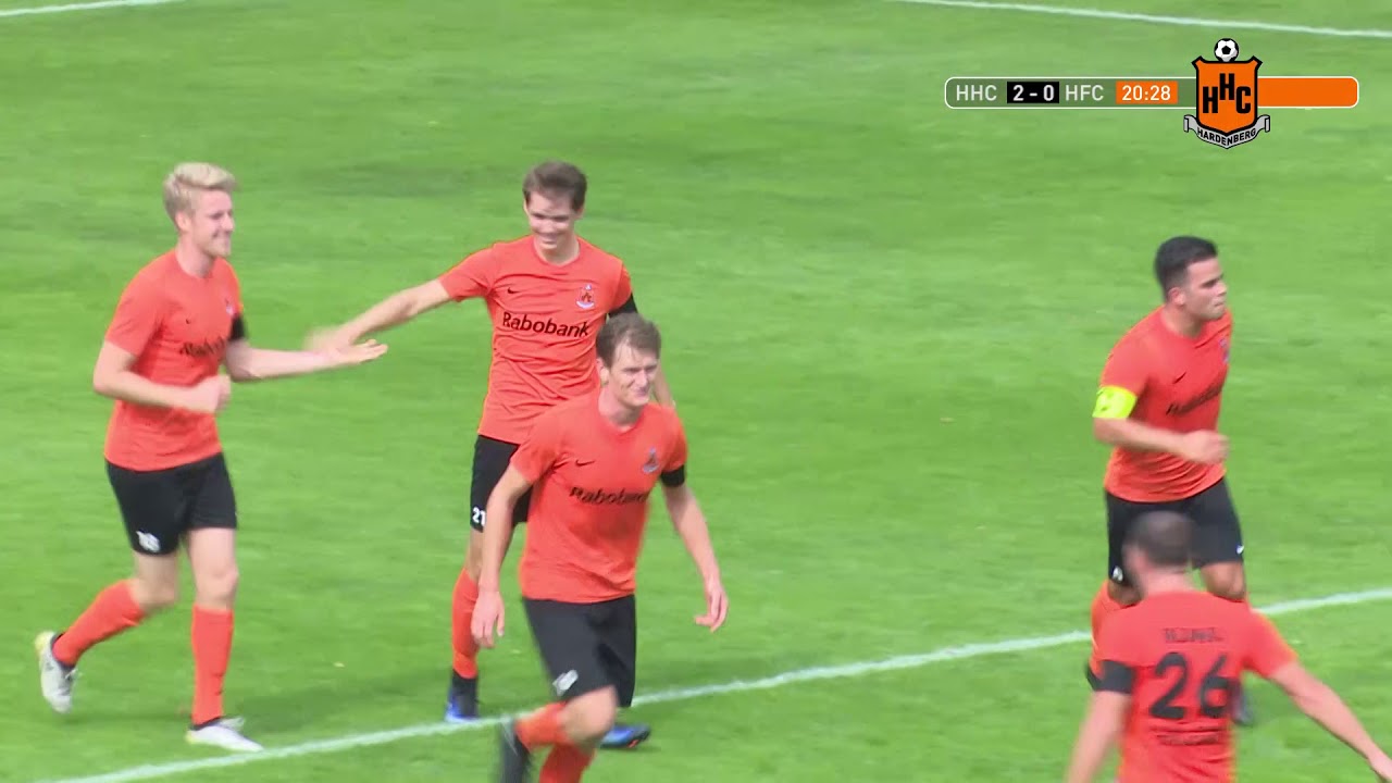 Samenvatting HHC Hardenberg - Koninklijke HFC met goals van Hemmink en van Benthem