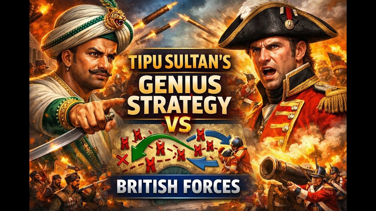 Tipu Sultan’s Genius Strategy vs British Forces