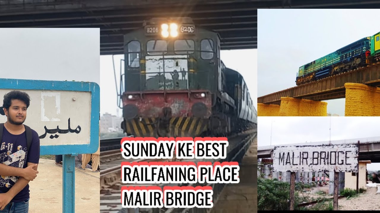SUNDAY KE BEST RAILFANING PLACE MALIR BRIDGE
