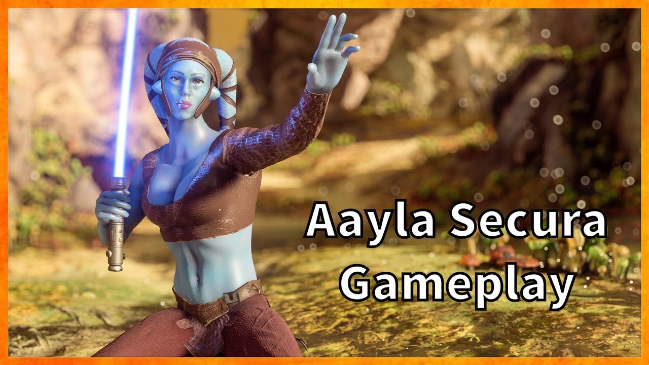 Aayla Secura Gameplay Star Wars Battlefront 2