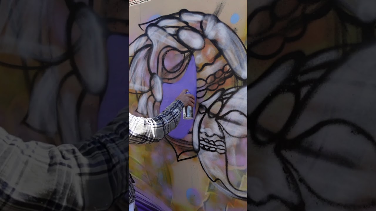 Как заполнить аэрозольной краской! Ч3 Простой урок - 