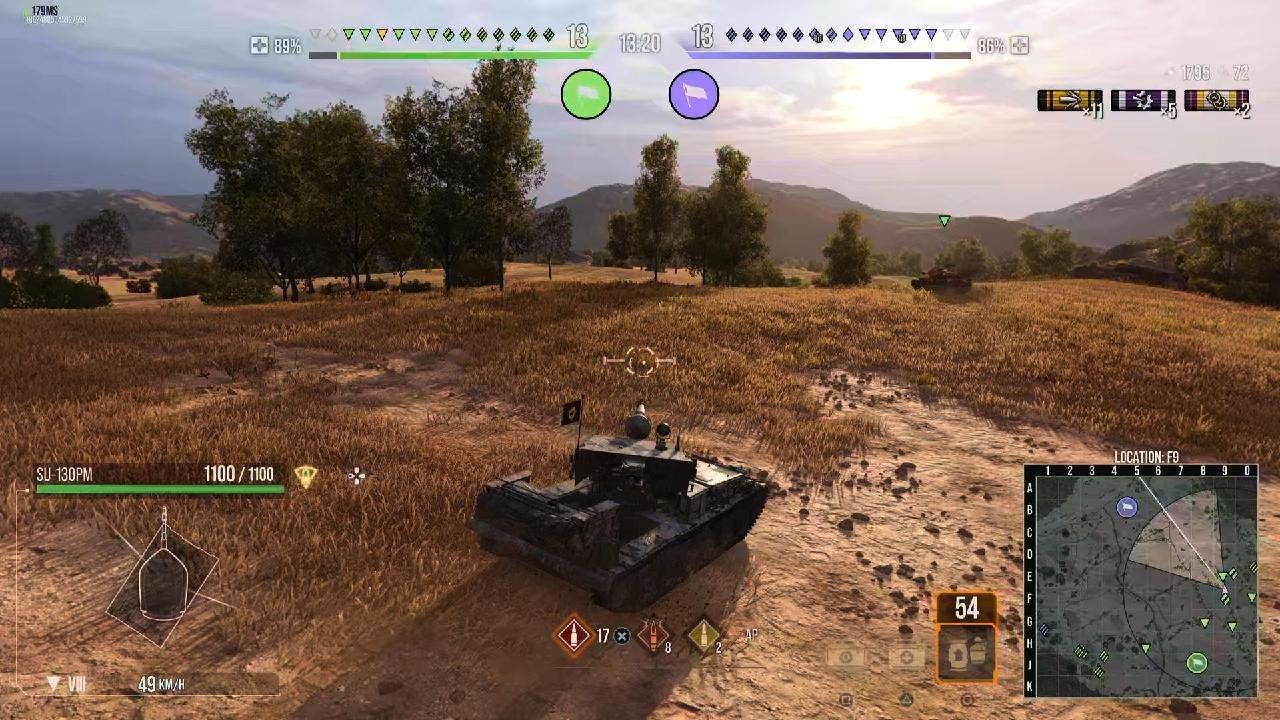 World of Tanks Console || WWII || SU-130PM || 5.9k dmg Ace