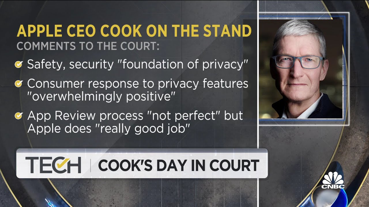 Apple CEO Tim Cook takes the stand in Apple-Epic court battle