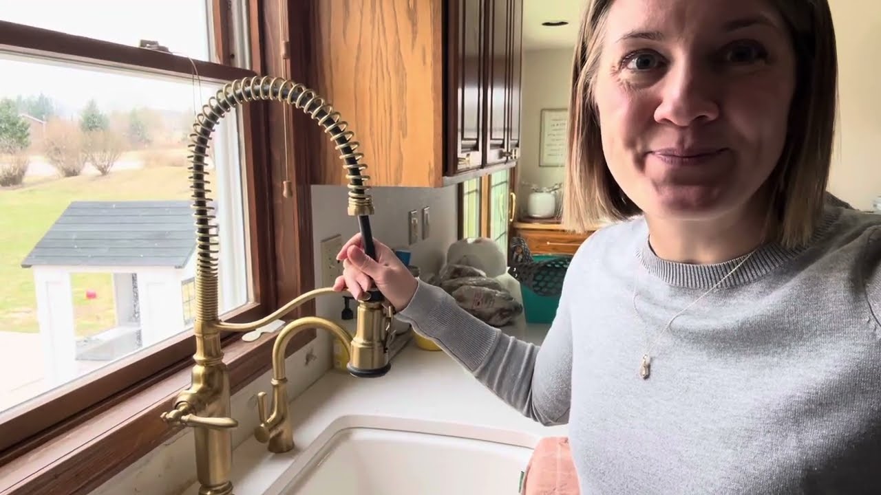 Live demo of the Kohler Tournant faucet #amazonfinds #amazonhome #amazon