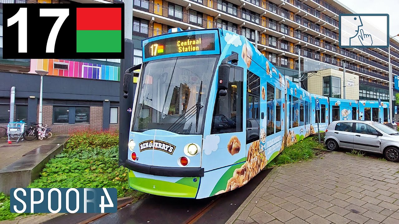 Cabinerit Tram 17 (Amsterdam) | Havenstraat - Osdorpplein - Centraal Station (Tram Driver's POV)
