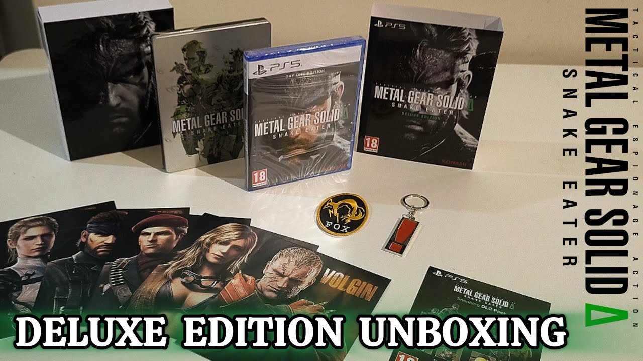 Μια πανέμορφη έκδοση! |METAL GEAR SOLID Δ DELUXE EDITION UNBOXING|