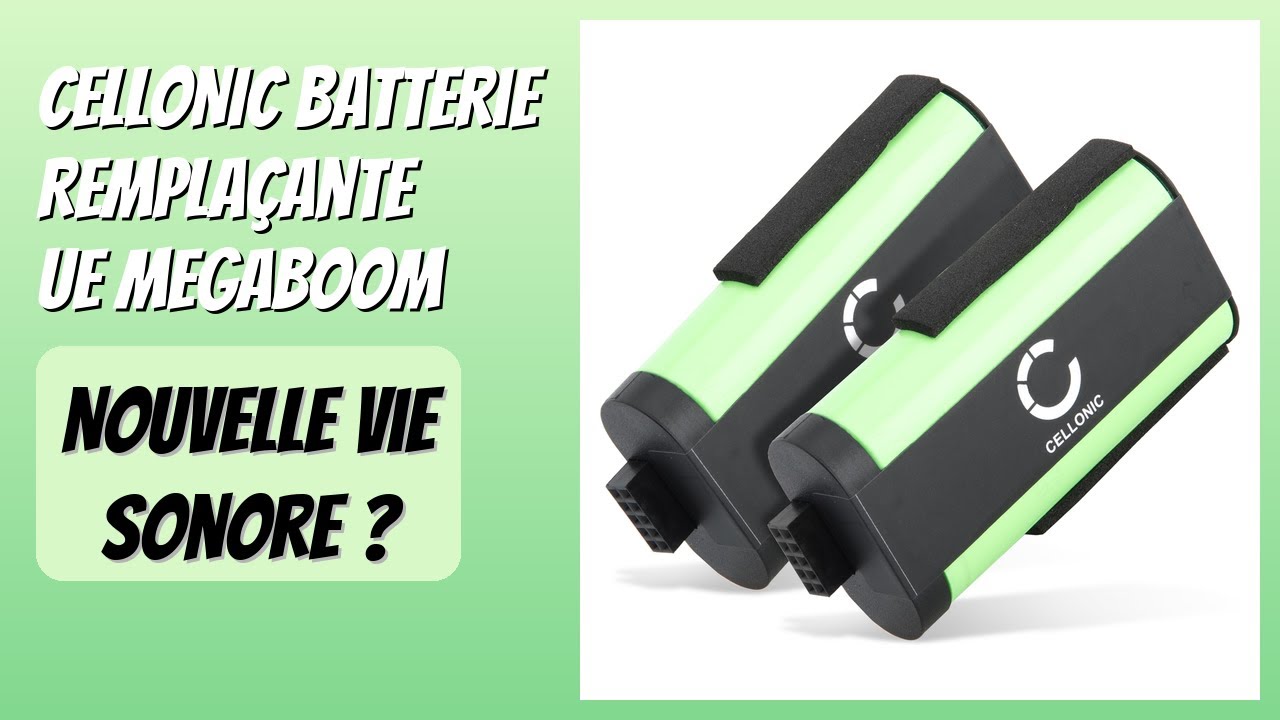 AVIS (2026) : CELLONIC Batterie Remplaçante UE MegaBoom. DÉTAILS