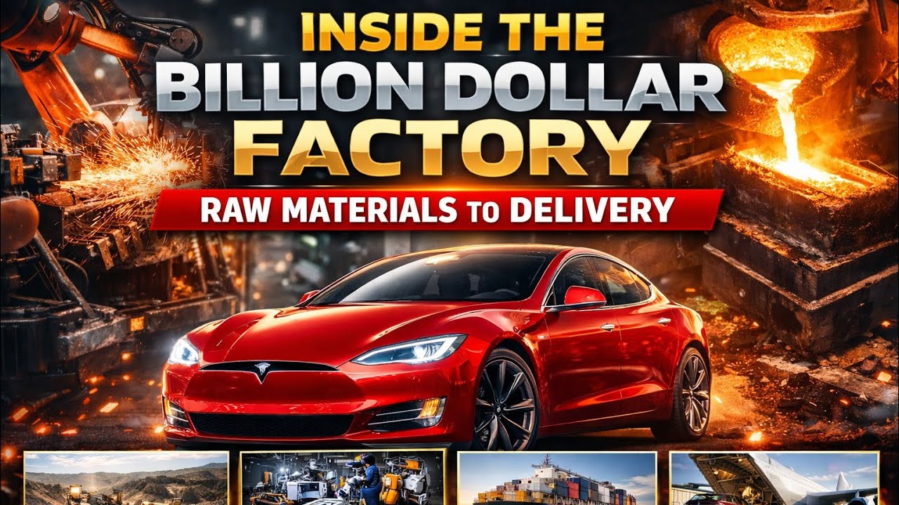 Inside the Billion Dollar Factory – How Tesla Builds the Tesla Model S From Raw Materials to Custom.