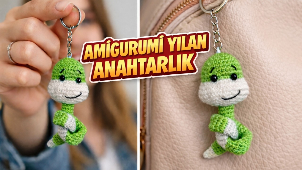 Amigurumi Yılan Anahatarlık Yapımı