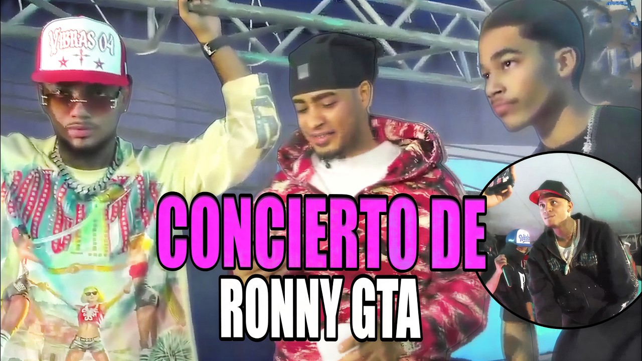 CONCIERTO DE RONNY GTA EN LA VEGA ( LLEGA LA POLICIA)