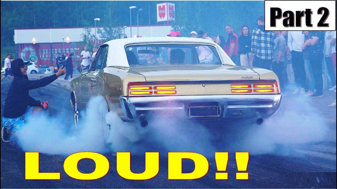 More MUSCLE CARS, BURNOUTS and MAYHEM! - Nastola Cruising 2020 | PART 2