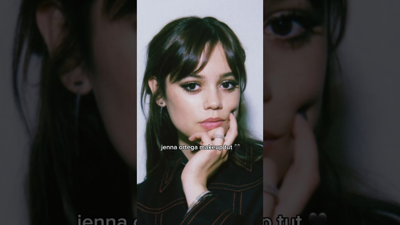jenna ortega makeup tutorial 🖤🏹 do you want to see more of these? #makeup #makeuptutorial