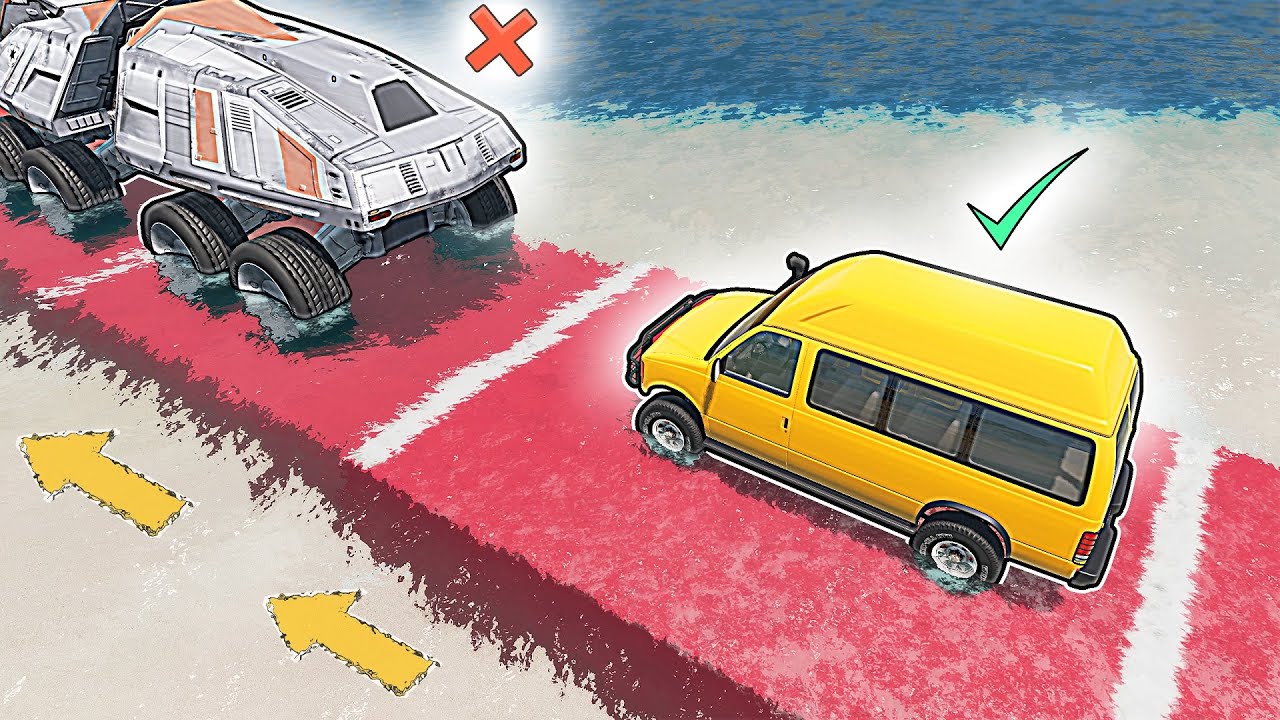 What is the maximum depth vehicles can go to in beamNG drive?