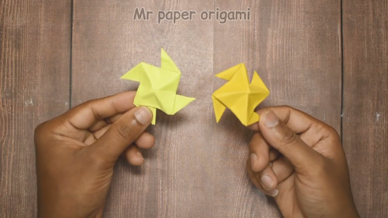 How To Make a Spinning Top Origami | Easy Paper Toy Tutorial 