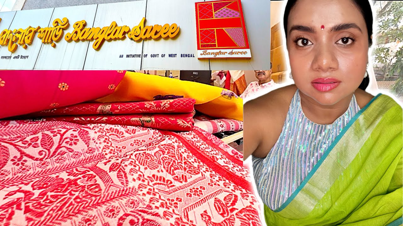 Delhi’s Govt. Store for BENGALI SAREES | Subsidised Price + Handloom Mark QR