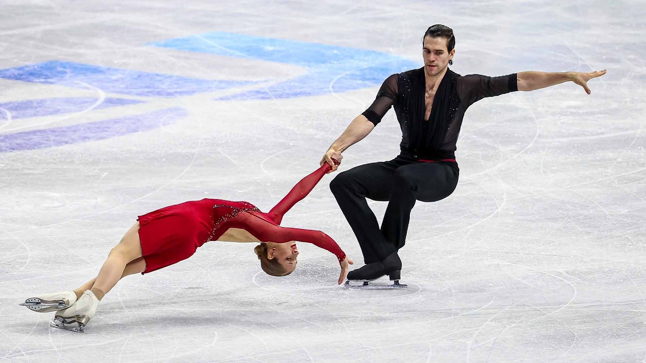 Goldw&uuml;rdig! Hase/Volodin greifen nach WM-Titel | Eiskunstlauf | Kurzprogramm | deutscher Kommentar