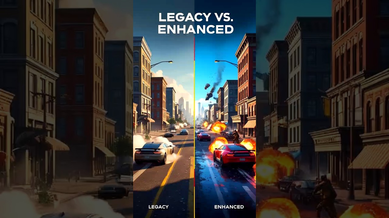 GTA 5 - Legacy vs Enhanced Comparison
