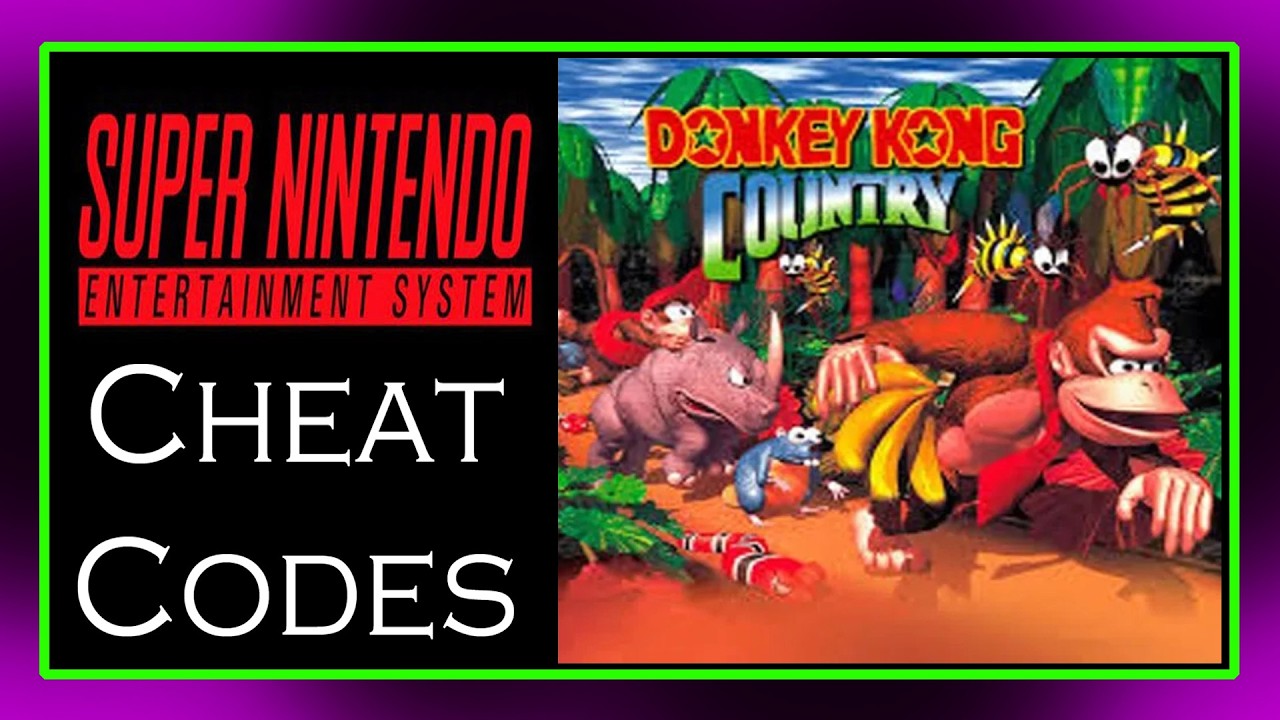 Donkey Kong Country Cheats