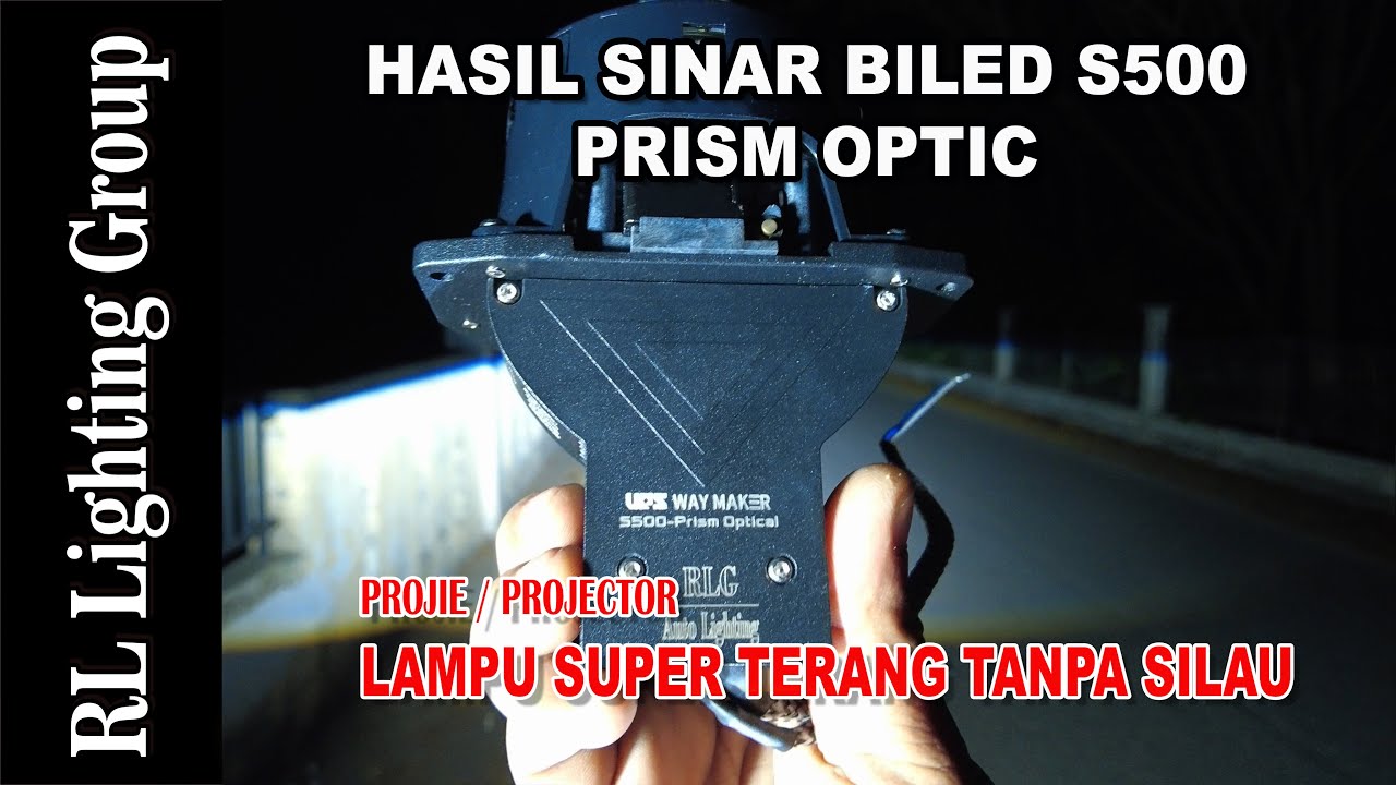 2024 3 12 HASIL SINAR BILED UPS WAYMAKER S500 3INCH PRISM OPTIC REVIEW PENJELASAN