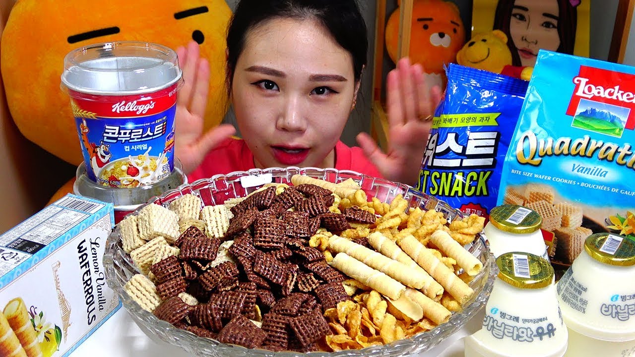 과자탕 바닐라편 먹방 Mukbang