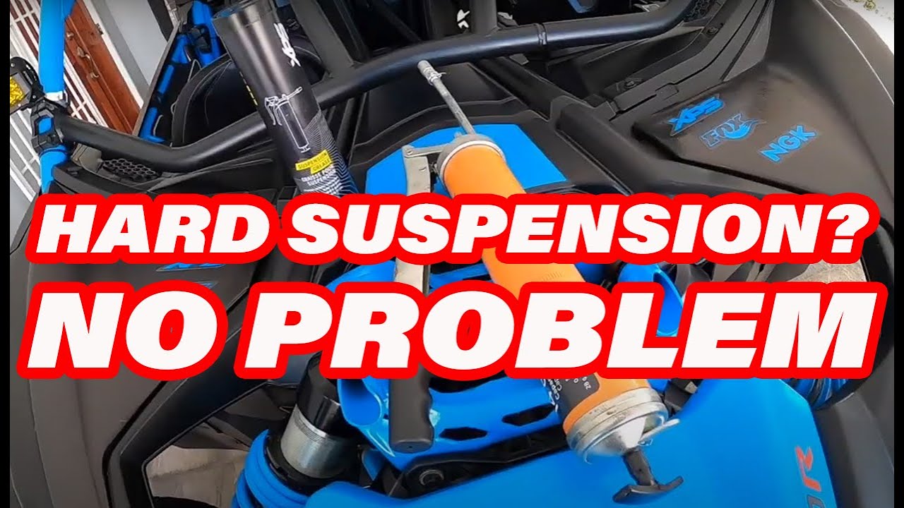 How to grease the Can Am Maverick X3 suspension and articulation points