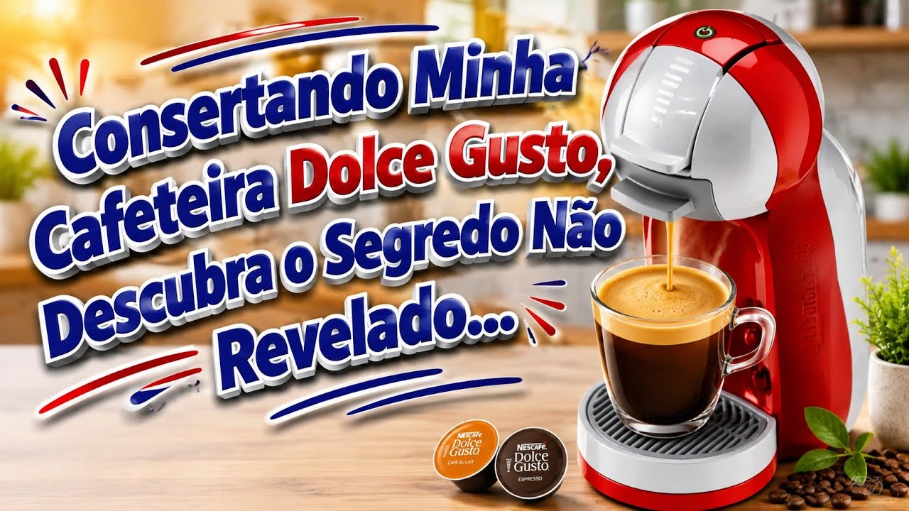 Cafeteira Dolce Gusto Liga Mas Não Sai Água/Veja a solução