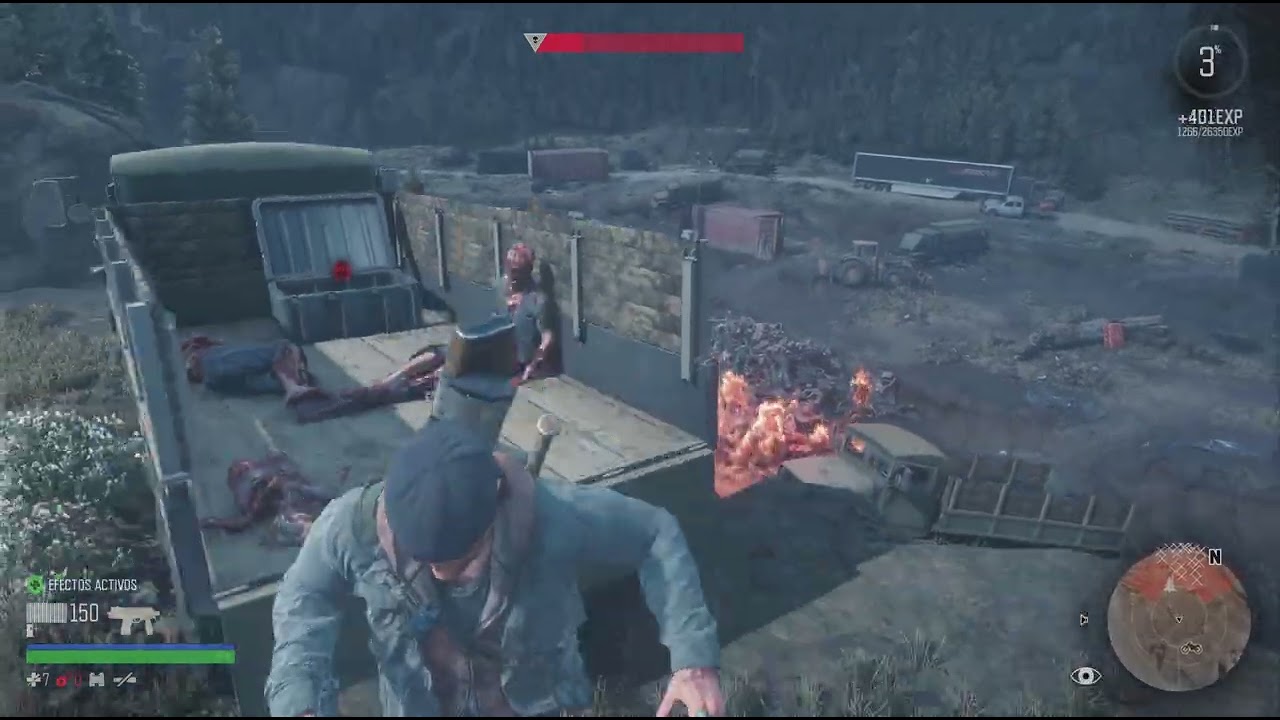 DAYS GONE Horda de Chemult muy fácil y rápido sin un rasguño