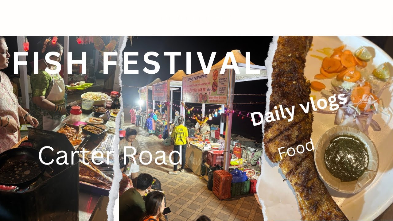 Carter Road Fish Festival 2025 | Best Seafood in Mumbai?