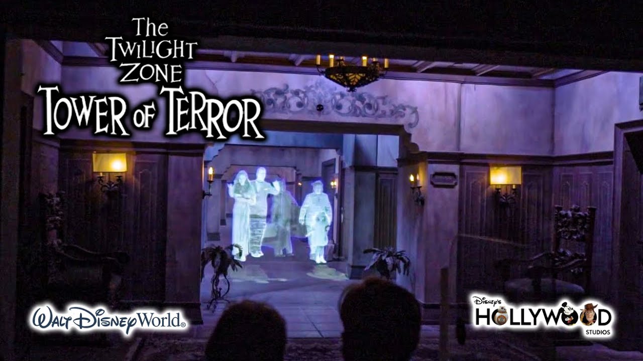 The Twilight Zone Tower of Terror On Ride Low Light HD POV Walt Disney World 2020 12 27